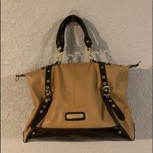 😊Steve Madden satchel large brown and tan